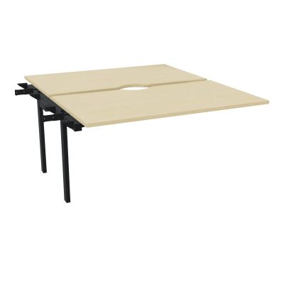 BUR BENCH CONECT L140XP165CMSUIVANT-2 PLAT ECHANCRURE 25MM -PIET FX INTERM N8 ZP