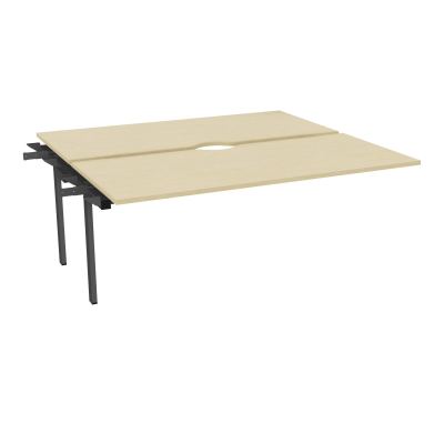 BUR BENCH CONECT L180XP165CMSUIVANT-2 PLAT ECHANCRURE 25MM -PIET FX INTERM N8 SC
