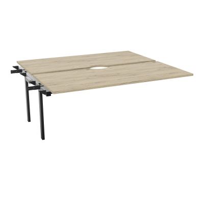 CONECT BUR BENCH L180XP165CMSUIVANT-2 PLAT ECHANCRURE 25MM R3-PIET FX INTERM SG