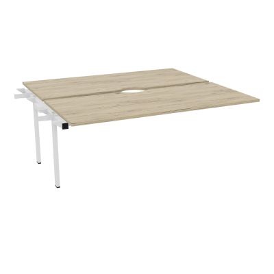 CONECT BUR BENCH L180XP165CMSUIVANT-2 PLAT ECHANCRURE 25MM R3-PIET FX INTERM SO