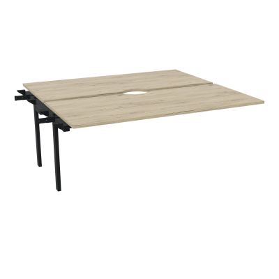 CONECT BUR BENCH L180XP165CMSUIVANT-2 PLAT ECHANCRURE 25MM R3-PIET FX INTERM ZP