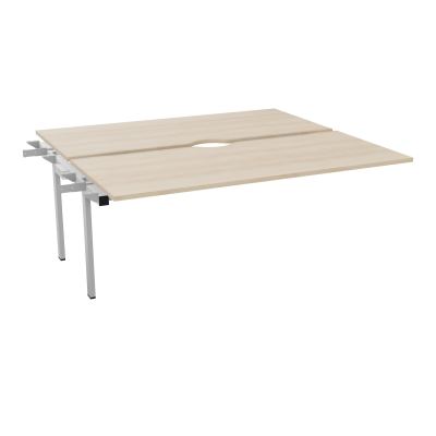 CONECT BUR BENCH L180XP165CMSUIVANT-2 PLAT ECHANCRURE 25MM RZ-PIET FX INTERM SA