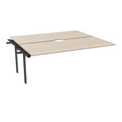 CONECT BUR BENCH L180XP165CMSUIVANT-2 PLAT ECHANCRURE 25MM RZ-PIET FX INTERM SC