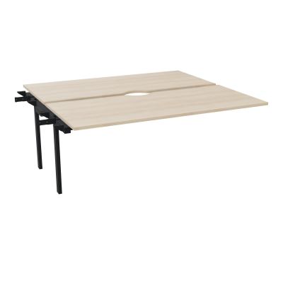 CONECT BUR BENCH L180XP165CMSUIVANT-2 PLAT ECHANCRURE 25MM RZ-PIET FX INTERM ZP