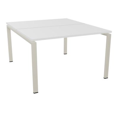 BUR BENCH CONECT L120XP142CM-2 PL25MM -PIET ARCHE RECT FX MG ZC
