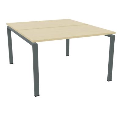 BUR BENCH CONECT L120XP142CM-2 PL25MM -PIET ARCHE RECT FX N8 SU