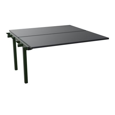 BUR BENCH SUIVANT CONECT L140XP142CM-2 PL 25MM -PIET ARCHE RECT FX    R9 ST
