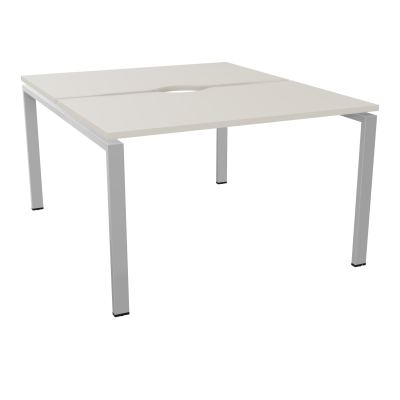 BUR BENCH CONECT L120XP142CM-2 PL+ECHANCRURE 25MM -PIET ARCHE RECT FX N5 SA