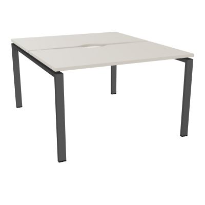 BUR BENCH CONECT L120XP142CM-2 PL+ECHANCRURE 25MM -PIET ARCHE RECT FX N5 SC