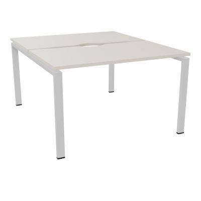 BUR BENCH CONECT L120XP142CM-2 PL+ECHANCRURE 25MM -PIET ARCHE RECT FX N5 SD