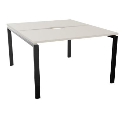 BUR BENCH CONECT L120XP142CM-2 PL+ECHANCRURE 25MM -PIET ARCHE RECT FX N5 SG