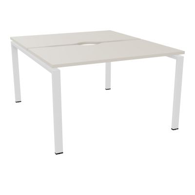 BUR BENCH CONECT L120XP142CM-2 PL+ECHANCRURE 25MM -PIET ARCHE RECT FX N5 SO