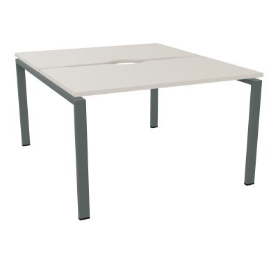 BUR BENCH CONECT L120XP142CM-2 PL+ECHANCRURE 25MM -PIET ARCHE RECT FX N5 SU