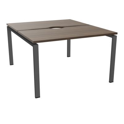 BUR BENCH CONECT L120XP142CM-2 PL+ECHANCRURE 25MM -PIET ARCHE RECT FX N6 SC