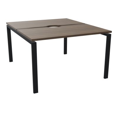 BUR BENCH CONECT L120XP142CM-2 PL+ECHANCRURE 25MM -PIET ARCHE RECT FX N6 ZP