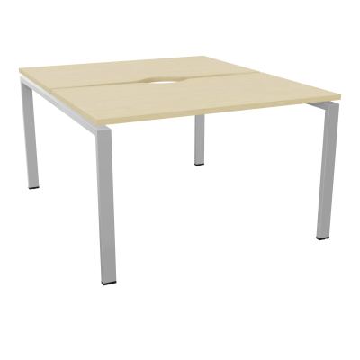 BUR BENCH CONECT L120XP142CM-2 PL+ECHANCRURE 25MM -PIET ARCHE RECT FX N8 SA
