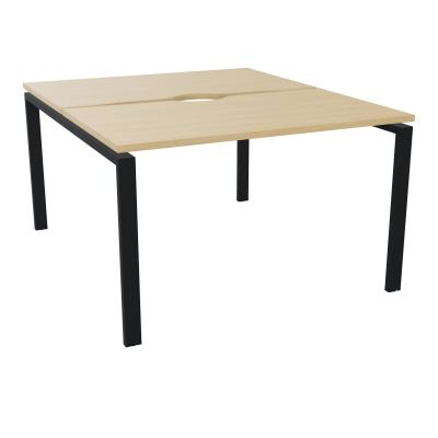 BUR BENCH CONECT L120XP142CM-2 PL+ECHANCRURE 25MM -PIET ARCHE RECT FX    R1 ZP