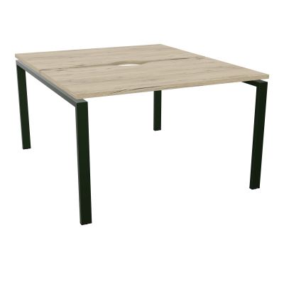 BUR BENCH CONECT L120XP142CM-2 PL+ECHANCRURE 25MM -PIET ARCHE RECT FX R3 ST