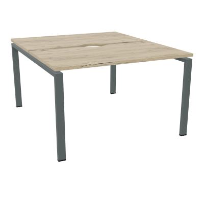 CONECT BUR BENCH L120XP142CM-2 PL+ECHANCRURE 25MM R3-PIET ARCHE RECT FX SU