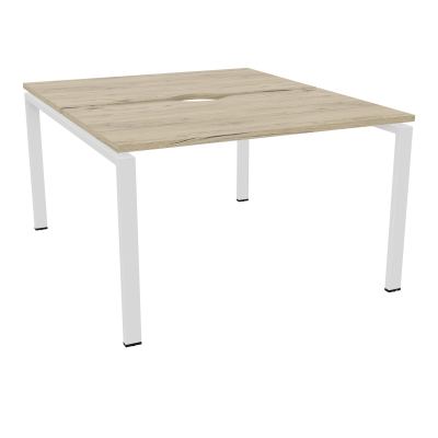 CONECT BUR BENCH L120XP142CM-2 PL+ECHANCRURE 25MM R3-PIET ARCHE RECT FX ZO