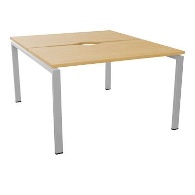 BUR BENCH CONECT L120XP142CM-2 PL+ECHANCRURE 25MM -PIET ARCHE RECT FX    R5 SA