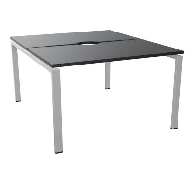 BUR BENCH CONECT L120XP142CM-2 PL+ECHANCRURE 25MM -PIET ARCHE RECT FX    R9 SA