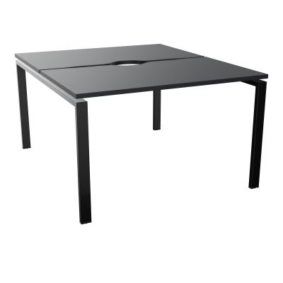 BUR BENCH CONECT L120XP142CM-2 PL+ECHANCRURE 25MM -PIET ARCHE RECT FX    R9 SG
