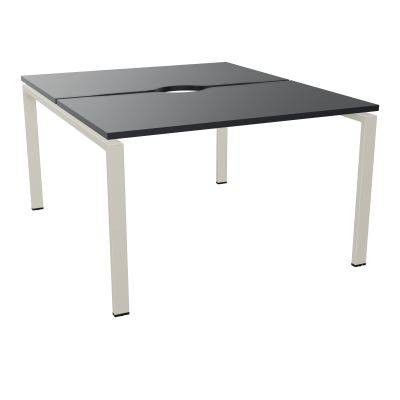BUR BENCH CONECT L120XP142CM-2 PL+ECHANCRURE 25MM -PIET ARCHE RECT FX    R9 ZC