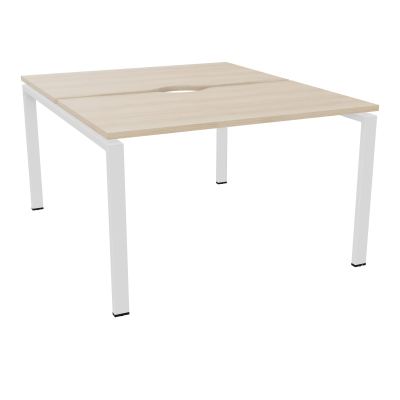 CONECT BUR BENCH L120XP142CM-2 PL+ECHANCRURE 25MM RZ-PIET ARCHE RECT FX SO