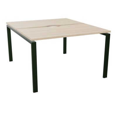 BUR BENCH CONECT L120XP142CM-2 PL+ECHANCRURE 25MM -PIET ARCHE RECT FX RZ ST
