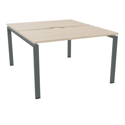CONECT BUR BENCH L120XP142CM-2 PL+ECHANCRURE 25MM RZ-PIET ARCHE RECT FX SU
