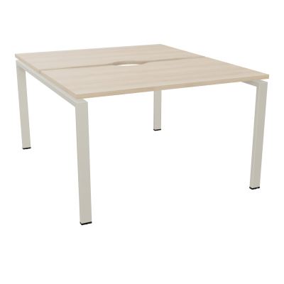 BUR BENCH CONECT L120XP142CM-2 PL+ECHANCRURE 25MM -PIET ARCHE RECT FX RZ ZC