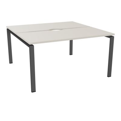 BUR BENCH CONECT L140XP142CM-2 PL+ECHANCRURE 25MM -PIET ARCHE RECT FX N5 SC