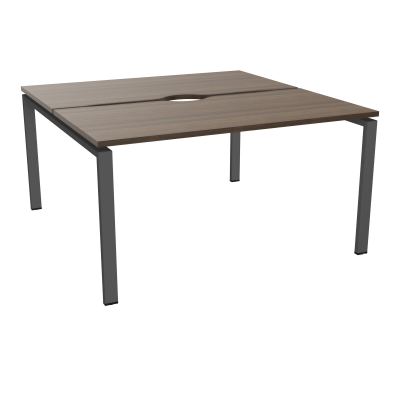 BUR BENCH CONECT L140XP142CM-2 PL+ECHANCRURE 25MM -PIET ARCHE RECT FX N6 SC