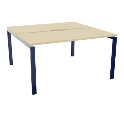 BUR BENCH CONECT L140XP142CM-2 PL+ECHANCRURE 25MM -PIET ARCHE RECT FX N8 X4