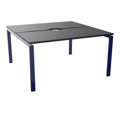 BUR BENCH CONECT L140XP142CM-2 PL+ECHANCRURE 25MM -PIET ARCHE RECT FX    R9 X4