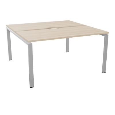 CONECT BUR BENCH L140XP142CM-2 PL+ECHANCRURE 25MM RZ-PIET ARCHE RECT FX SA