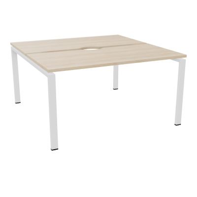 CONECT BUR BENCH L140XP142CM-2 PL+ECHANCRURE 25MM RZ-PIET ARCHE RECT FX ZO