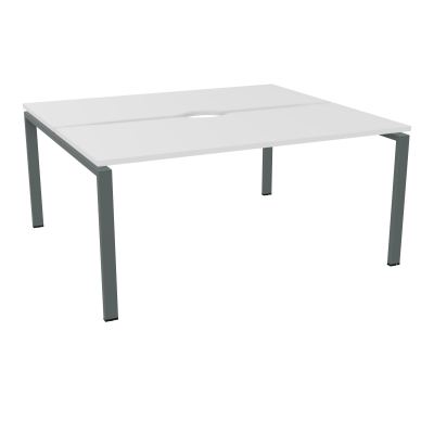CONECT BUR BENCH L160XP142CM-2 PL+ECHANCRURE 25MM MG-PIET ARCHE RECT FX SU