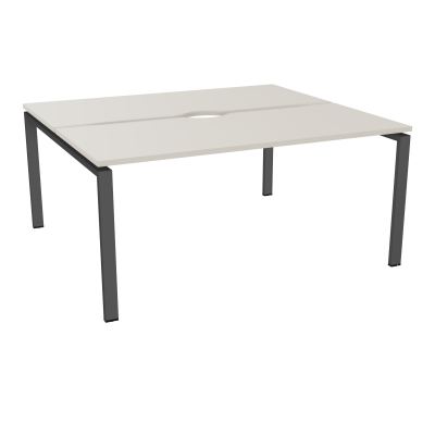 BUR BENCH CONECT L160XP142CM-2 PL+ECHANCRURE 25MM -PIET ARCHE RECT FX N5 SC