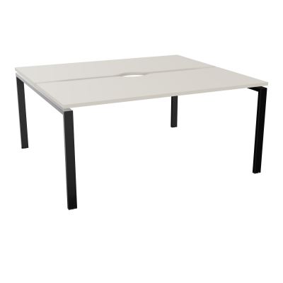 BUR BENCH CONECT L160XP142CM-2 PL+ECHANCRURE 25MM -PIET ARCHE RECT FX N5 SG