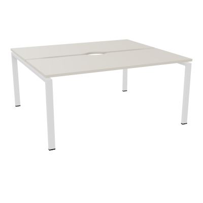 BUR BENCH CONECT L160XP142CM-2 PL+ECHANCRURE 25MM -PIET ARCHE RECT FX N5 SO