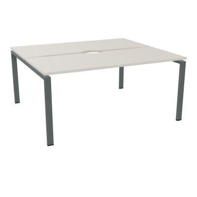 BUR BENCH CONECT L160XP142CM-2 PL+ECHANCRURE 25MM -PIET ARCHE RECT FX N5 SU