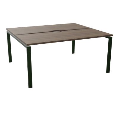 BUR BENCH CONECT L160XP142CM-2 PL+ECHANCRURE 25MM -PIET ARCHE RECT FX N6 ST