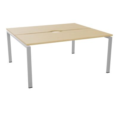 BUR BENCH CONECT L160XP142CM-2 PL+ECHANCRURE 25MM -PIET ARCHE RECT FX    R1 SA
