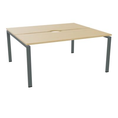 BUR BENCH CONECT L160XP142CM-2 PL+ECHANCRURE 25MM -PIET ARCHE RECT FX    R1 SU
