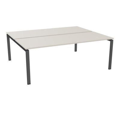 CONECT BUR BENCH DEP 200X80 PRE PERCE OBT PIED FIXE RECT ARCHE EXTREMITE  N5 SC