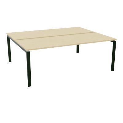 CONECT BUR BENCH DEP 200X80 PRE PERCE OBT PIED FIXE RECT ARCHE EXTREMITE  N8 ST
