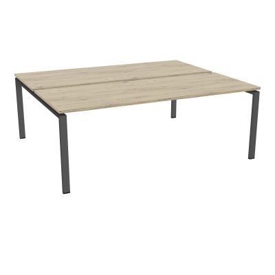 CONECT BUR BENCH DEP 200X80 PRE PERCE OBT PIED FIXE RECT ARCHE EXTREMITE  R3 SC