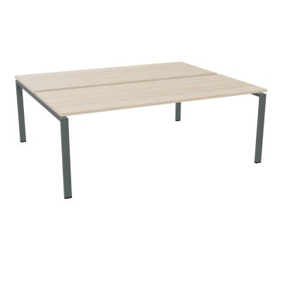 CONECT BUR BENCH DEP 200X80 PRE PERCE OBT PIED FIXE RECT ARCHE EXTREMITE  RZ SU